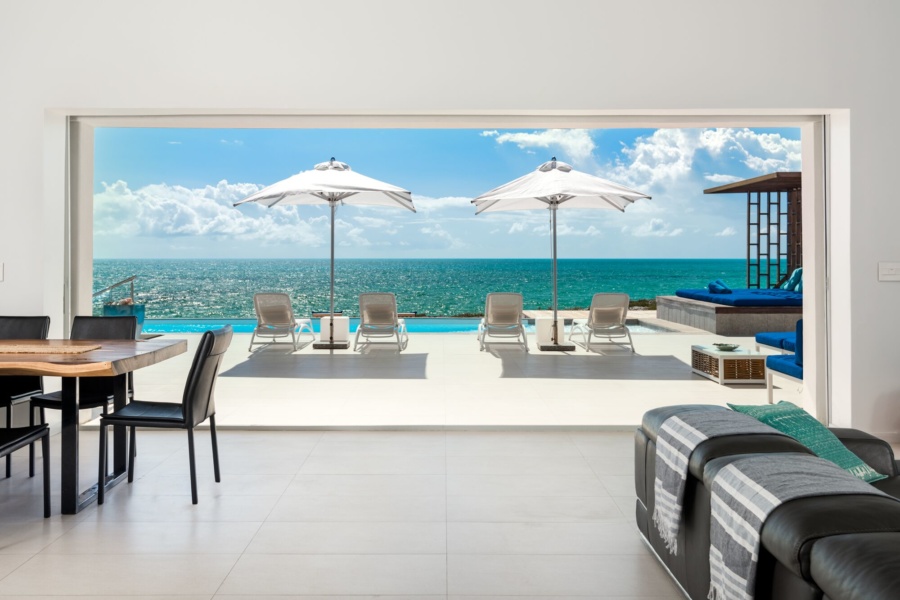 This luxury villa rental in Turks & Caicos is a design marvel!