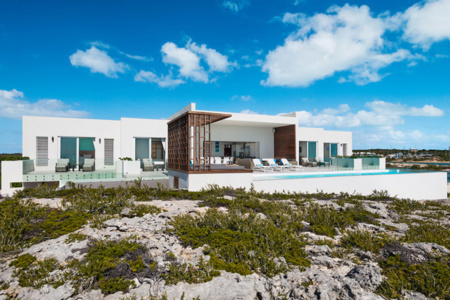 How Mykonos and Miami inspired this modern Turks & Caicos vacation home